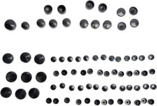 Drag Specialties Black Bolt Cover Standard Kit Harley Sportster XL 04-16
