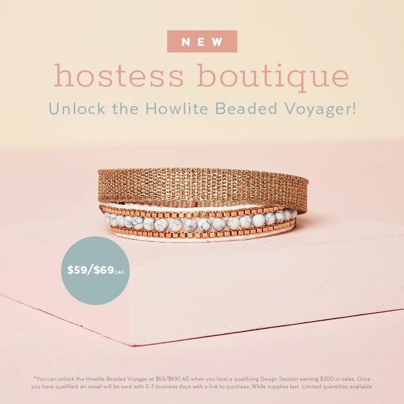 ¡ÚLTIMOS DOS! MANTENER Colectivo ORO ROSA/HOWLITE DOBLE, ¡SOLO RECOMPENSA ANFITRIONA! ¡NUEVO EN PAQUETE! Foto 2 de 2