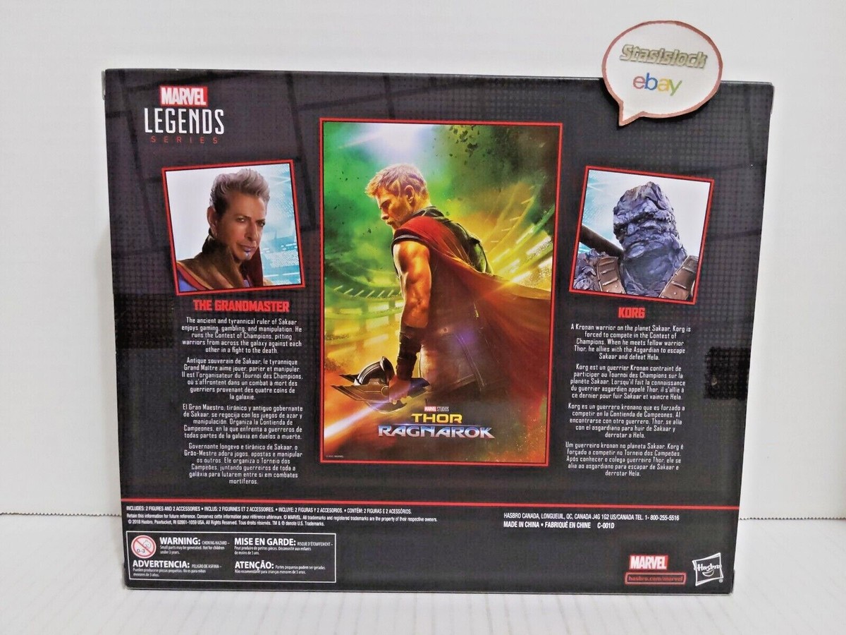 Marvel Legends Series Thor Ragnarok Korg & The Grandmaster
