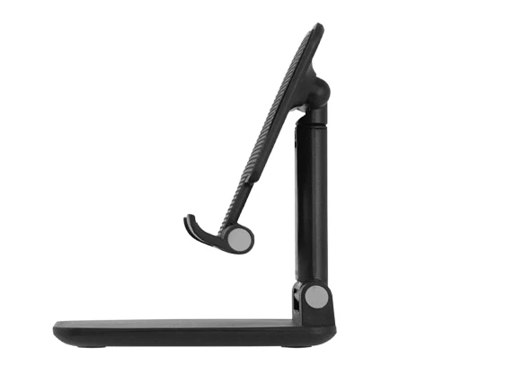 SUPPORTO PORTA SMARTPHONE CELLULARE TABLET IPAD DA TAVOLO UNIVERSALE REGOLABILE - Immagine 2 di 4