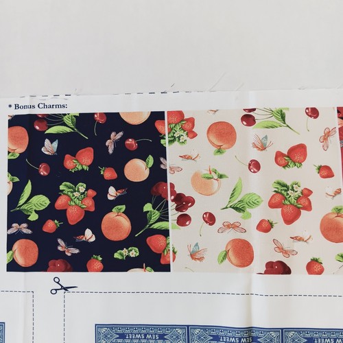Connecting Threads Fruit Stand Fruit Placemats (4) Cotton Cut And Sew Panel - Picture 8 of 15