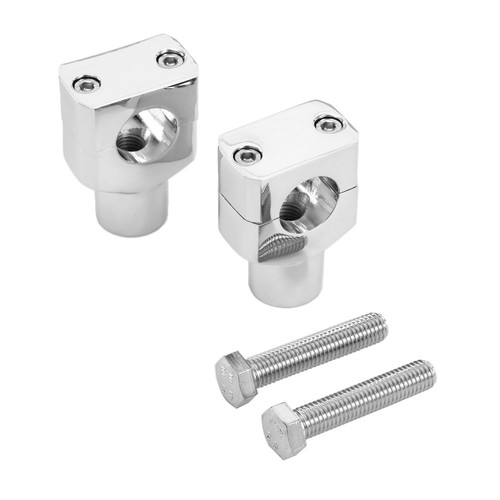 Elevadores de manillar cromados de 1" para Suzuki Suzuki Boulevard M50 C90 M50 M90 S40 negro - Imagen 4 de 11