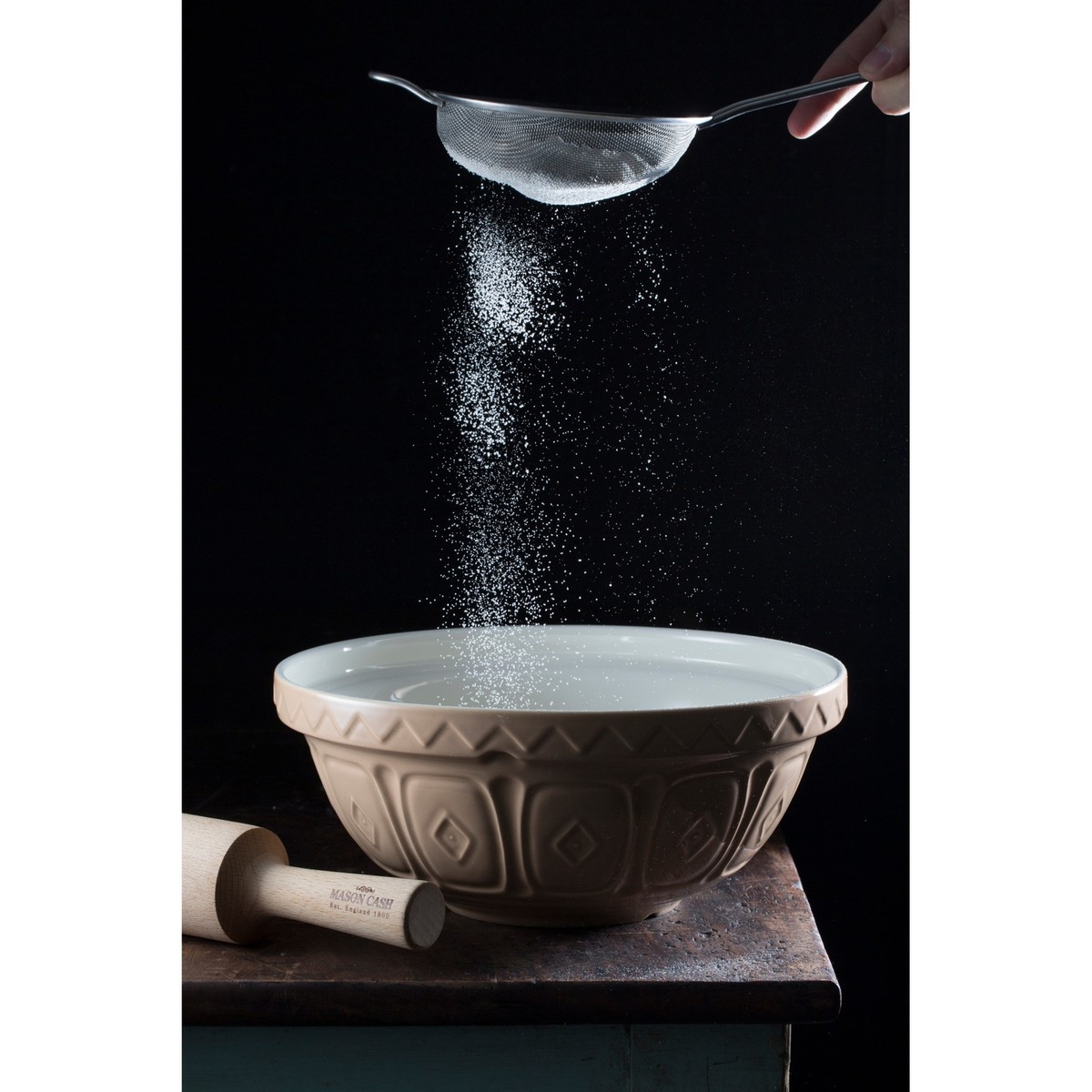 Mason Cash Spaanderbestendig aardewerk S42 Pudding Basin Bowl, keramiek, origineel wit, 0,65 liter/14 cm