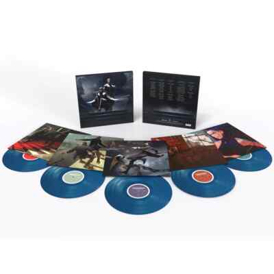 Dishonored Collection Video Game Soundtrack Sea Blue Vinyl Record 5LP Arkane
