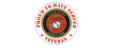 4" us marine corps usmc proud to have served bumper sticker decal usa made