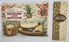 Herbs & Spice Themed Recipe Pamphlets, 2 Leaflets, Vintage, Collection, Various