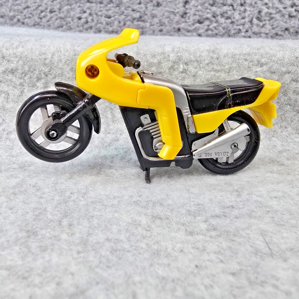 Remco Zybots RPM 2 人偶摩托车改造机器人 1984 复古带支架 — 第 4/4 张图片