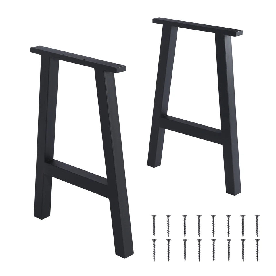 Juego de 2 patas de mesa de centro TC-HOMENY de 28 pulgadas de metal para silla hágalo usted mismo banco patas de escritorio Foto 2 de 4