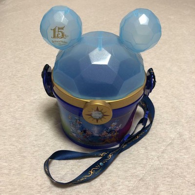 VG LIMITED Mickey Globe Tokyo Disney Sea 10th anniversary popcorn bucket F//S