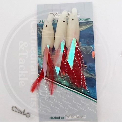 Jumbo Hokkai Rig 3 Size 6/0 Hooks Sea Fishing Tackle Rigs Lures Cod Mackerel - Picture 7 of 17