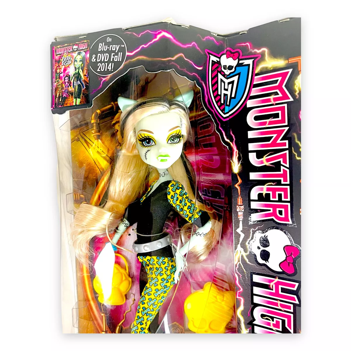 Boneca Monster High Freaky Fusion Frankie Stein Mattel com o