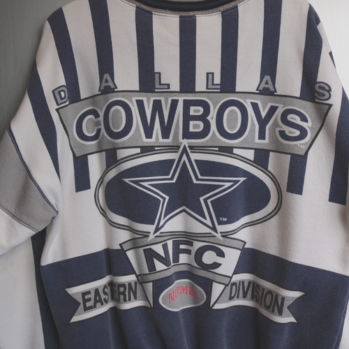 Sudadera De Colección Años 90 Dallas Cowboys X Nutmeg Mills Para Hombres Grande NFC Este Crew Rara - Imagen 2 de 13