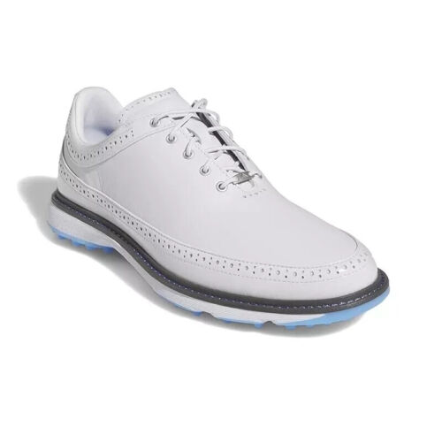 NEW Men's adidas MC80 Spikeless Golf Shoe IF0322 dash silver/grey/blu Size 9.5 M