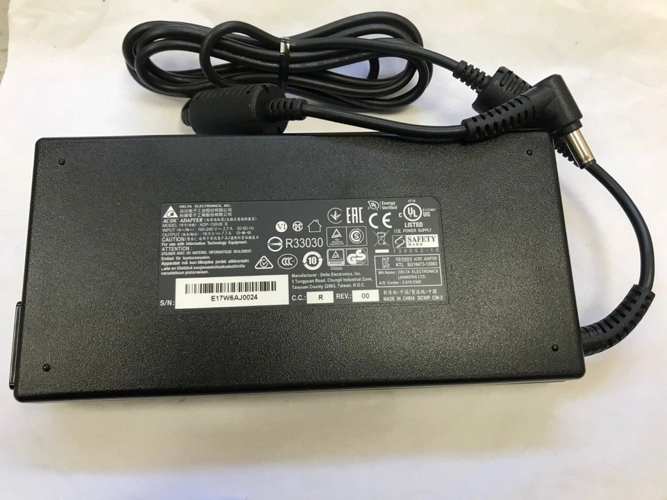 Nuevo Cargador Original Delta MSI Portátil Adaptador de CA ADP-150VB B 150W + Cable de Alimentación Foto 3 de 3