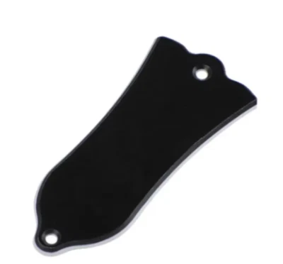 GUITAR ANATOMY Truss Rod Cover Plate Bell Style für Les Paul Gibson Gitarren zweilagig schwarz