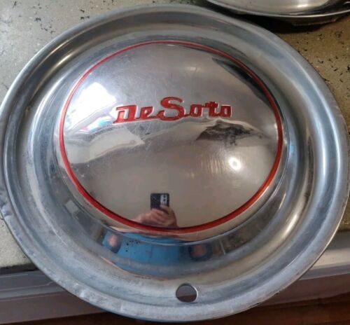 🌟1949, 1950 DESOTO CUSTOM, DELUXE 15" WHEEL COVERS, HUBCAPS, SET OF 4🌟 - Picture 4 of 12