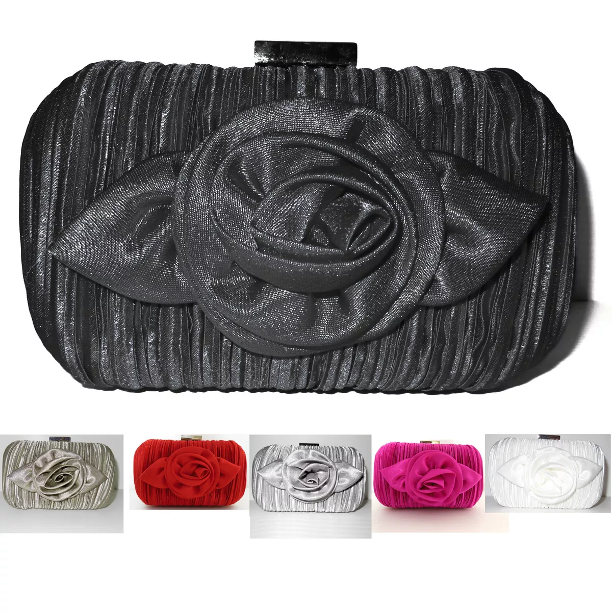 Pochette cerimonia shop nera