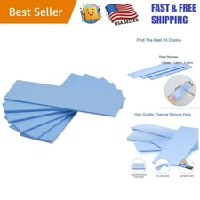 6-Pack Thermal Conductive Silicone Pads - Safe Cooling Solutions for Electronics