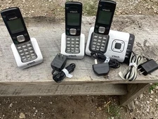Vtech 3 Handset Cordless Phone System Not Tested