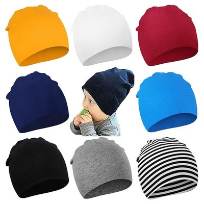 DRESHOW 8 Stück Baby Beanie Neugeborenes Kleinkind weich süß Strickmütze Krankenhaus Mützen fo