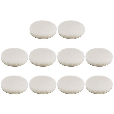 10pcs Wool Buffing Pads 6 Inch Polishing Pad Polishing Buffing Pad Hook and Loop