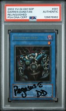 YU-GI-OH 2003! STARTER DECK: PEGASUS ABBANDONATO PSA AUTENTICO AUTO AUTENTICO