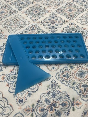 Professional Lip Balm Filling Tray with Spatula   Capacity: 50 Tubes - Brand New