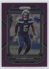 2022 Panini Prizm Purple Prizm /125 Quandre Diggs #260 0su2
