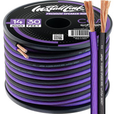 14 AWG Gauge Speaker Wire Cable 30 Feet Stereo Car or Home Th...