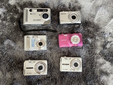 6 Digitalkameras Konvolut - ungeprüft/defekt - Fujifilm, Olympus, Medion