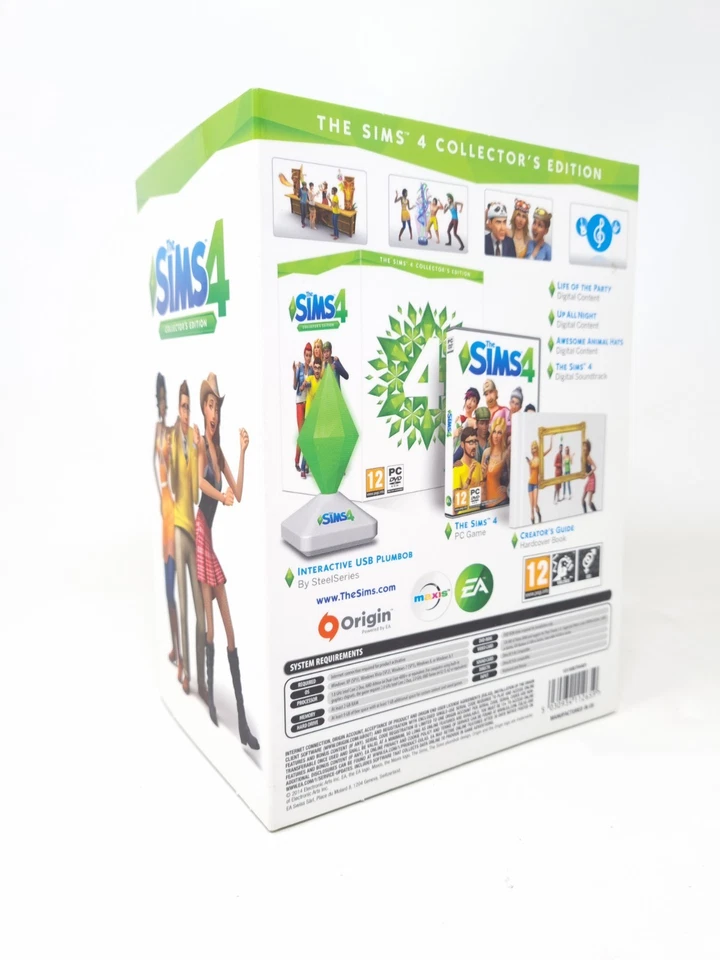 The Sims 4 Collector’s Edition - PC - Plumbob Light, Game & Book - NEW SEALED  - Image 3 of 4