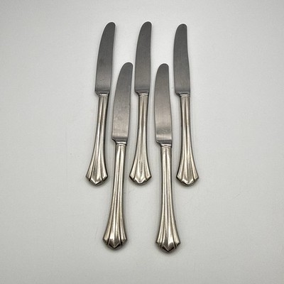 Oneida Stainless Rushmore Dinner Knife Deluxe Glossy 5Pc Set