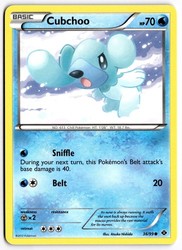 Cubchoo 36/99 Next Destinies Common Water Pokemon Card