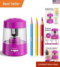 Electric Pencil Sharpener Battery Operated Po...
