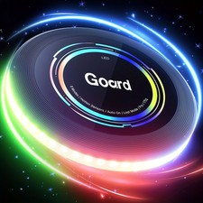 Dynamic Fun Lightweight Waterproof Colorful High-Visibility LED Glow flying disc