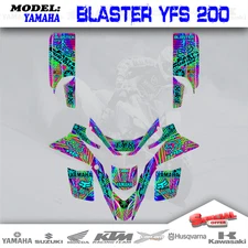 For Yamaha Blaster 200 YFS200 1988-2006 ATV Graphics Decals Stickers Kits