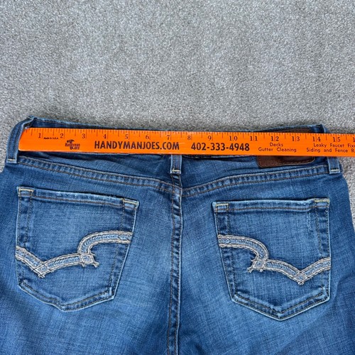 Big Star Remy Women's Jeans Size 30R Bootcut Low Rise Denim Blue pants Western - Picture 8 of 12