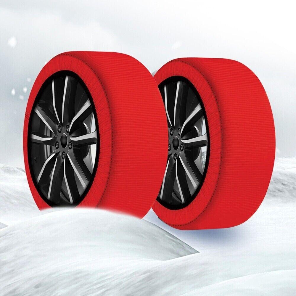 Calze da Neve XL Omologate En 16662-1 per Auto Pneumatici 235/45 R20 - Miniatura 2