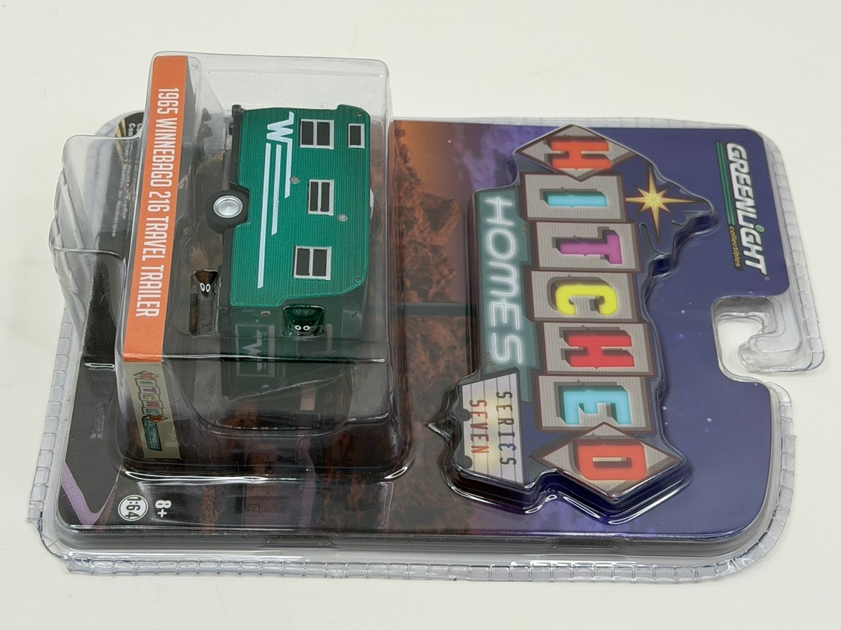 1/64 Greenlight 1965 Winnebago 216 Travel Trailer Camper | eBay