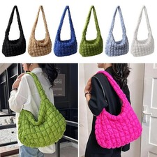 Crossbody Purse Padding Shoulder Bag Puffer Tote Bag Quilted Tote Bag for Women