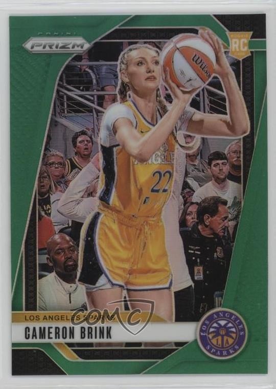 2024 Panini Prizm WNBA Green Prizm Cameron Brink #127 Rookie RC 13kb