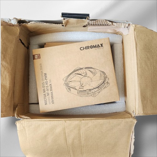 Noctua NH-D15 chromax.black Dual-Tower CPU Cooler – 140mm – Open Box – Unused - Picture 7 of 11