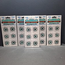 NOS Hardley Dangerous Illusions Decal 6-Glass Impact BULLET HOLES **5PK** 