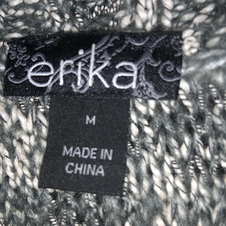 Chaleco suéter gris jaspeado Erika para mujer M   Foto 3 de 4