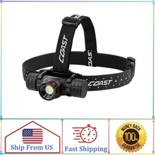 Coast XPH34R 2075 Lumen USB-C Rechargeable LED Headlamp Twist Focus PURE