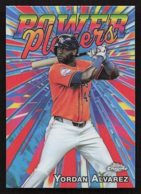 2025 Topps Chrome Yordan Alvarez Power Players #PP-10 Card