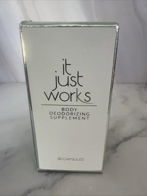 It just works 30 Full Body Deodorizing Capsules Sealed, No box
