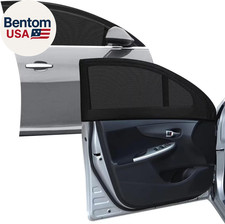 2Pcs Car Front Window Sunshade, Breathable Mesh Car Window Screen Streched up to