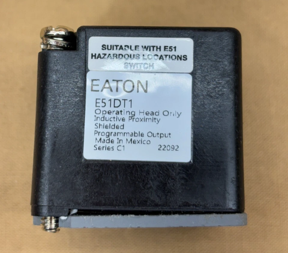 Eaton E51DT1 Sensor de Proximidad Inductivo Interruptor de Límite de Cabeza Repuesto Foto 4 de 4