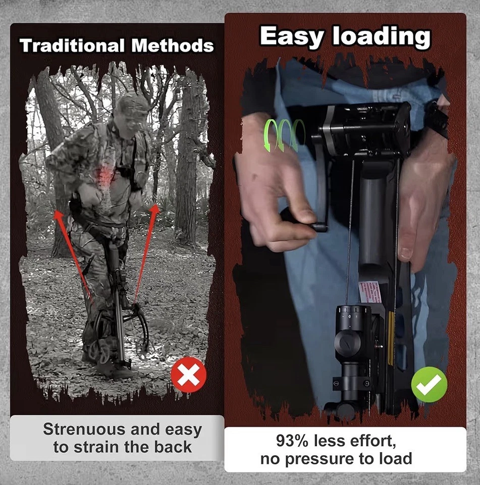 Dispositivo de amarre Barnett Whitetail Raptor Recruit Droptine manivela estándar BAR20020 Foto 3 de 4